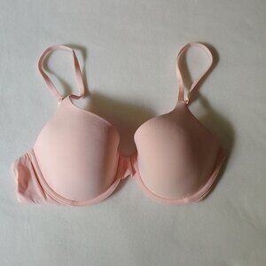 Victoria's Secret T-SHIRT Lightly Lined Full Coverage Light Pink Bra Size 34C